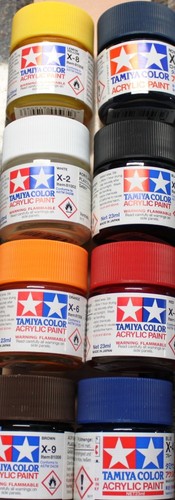 Tamiya und acrylfarbe 23 - x-, xf-acrylfarbe