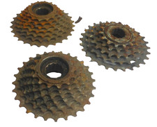 3 Stück altes Kettenrad