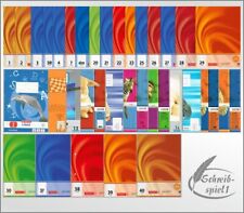 SCHULHEFT A4 A5, Heftumschlag , Lineatur 0-1-2-dm-3-4 5-6-7-9-10-12-20-21-22-23