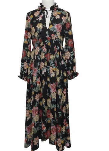 Maxikleid zara schwarz - zara,