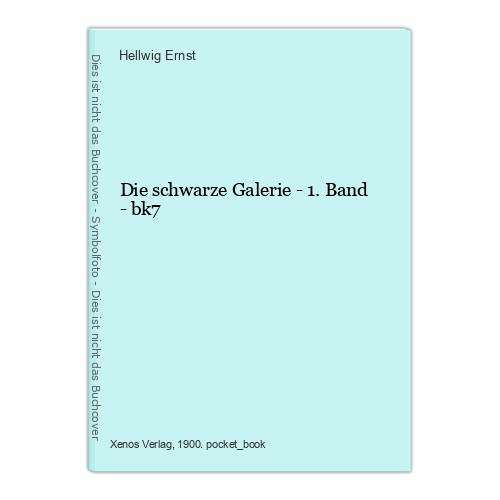 Die schwarze galerie band - -, 1.