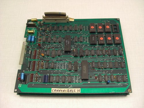Arcade pcb cannon ball non - cannon,
