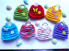 Seifenbeutel,Täschchen mit Miniseife - gehäkelt - Handarbeit - Geschenkidee