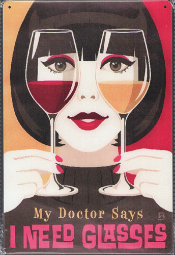 Blechschild doctor - "my,