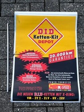 DID Chain Ketten Banner Werbung Motocross Motorrad Enduro Fahne für Garage