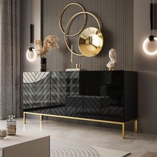 Kommode ELISE 160 schwarz