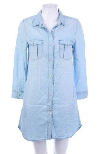 Jeans bluse lang long - h&m,