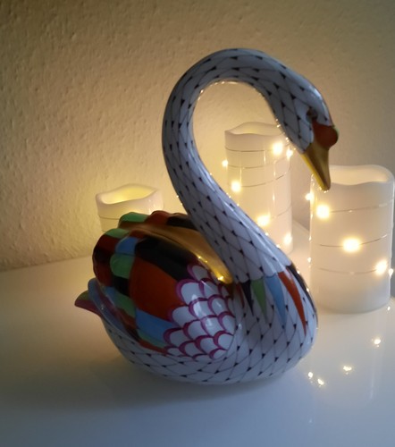 Großer porzellan schwan - großer,