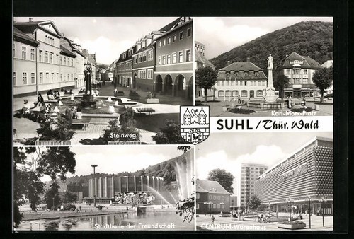 Suhl thür steinweg - ak, thür.,