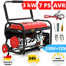 Stromerzeuger Benzin Stromaggregat Notstromaggregat Leise Stromgenerator 7 PS