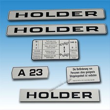 Aufkleber-Satz Aufkleber Holder A 23 6 teilig Schmalspur Traktor 60345862