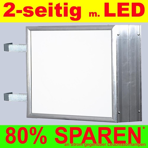 Led leuchtwerbung seitig - led, 2-seitig