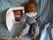 Sammlerpuppe Künstlerpuppe Vinyl Jeckle-Jansen Schorschi 1993 ca. 45 cm groß