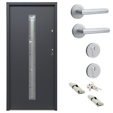 Ausstellungstür #RN01 Nebeneingangstür ATS56 mit Griffset DIN Rechts 90x200cm