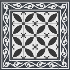 Fliesenbild Zementfliesen