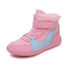 Warm Gefüttert Jungen Mädchen Winterstiefel Barfußschuhe Rutschfest Winterschuhe