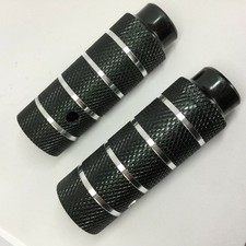 BMX Axle Pegs Schwarz 2 Stück Achsverlängerung Fußrasten 10mm 3/8 Fußraster Alu