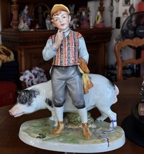 Fraureuth Kunstabtlg. Porzellan Märchenfigur " Hans im Glück " Max Bechstein !!!