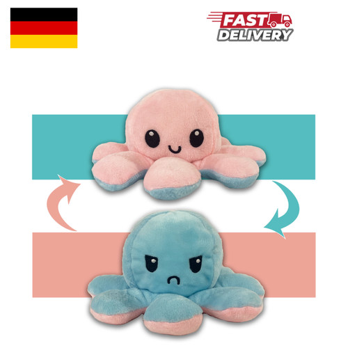 Oktopus plüsch zum wenden - zum,