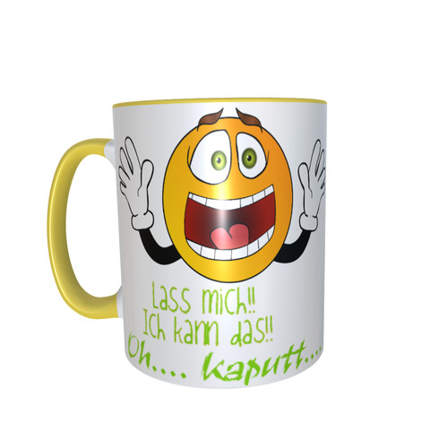 Smiley mit spruch zwei - mit,
