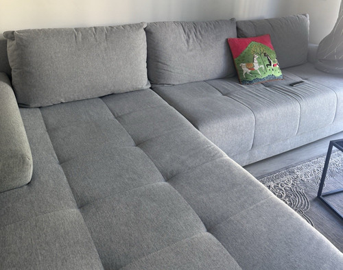 Modernes graues sofa - graues,