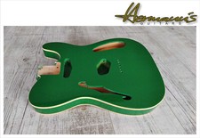 Thinline Tele/ TL 2 piece Erle/ Alder Body, Finish Sparkle Green, ca. 1,6 kg