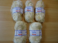 Strickgarn Wolle Strickwolle Fransengarn Effektgarn Haga Sunny wollweiß