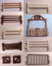 Schleich Zubehör Ersatzteile Zaun Weidenzaun Koppel z.A.