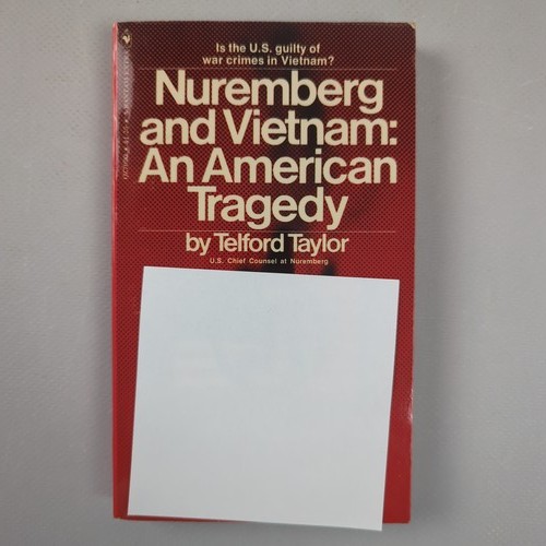 Telford taylor nuremberg and - telford,