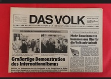 26.2.1981 DDR 25. Jahre NVA Generaloberst Heinz Keßler *  Erfurt Das VOLK