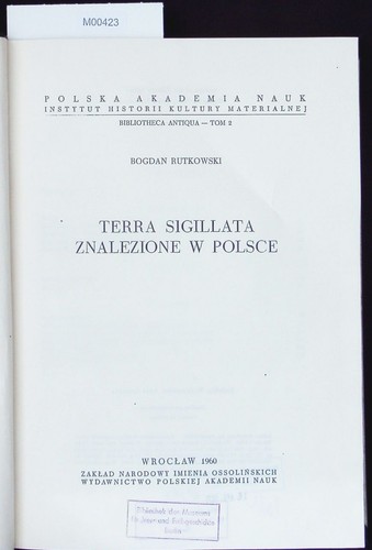 Terra sigillata znalezione - , w