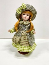 Sehr schöne Porzellanpuppe 30 cm. mit Ständer Puppe aus Porzellan / Keramik Neu