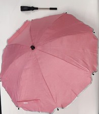 Sonnenschirm UV-Schutz 50+ ​Sonnenschutz Universal Kinderwagen Buggy rosa