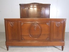 KM 485 Antikes Jugendstil Bett Mahagoni  aus   Frankreich um  1920