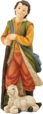 Krippenfigur jungbauer mit - krippenfigur,