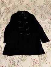 Burberry Dufflecoat Jacke Mantel Damen Schwarz 38