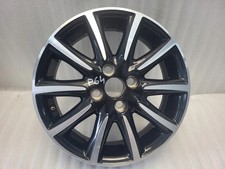 1x Alufelge 15 Zoll 4.5" 4x100 35ET Glanz Schwarz PZ493-90673 Toyota Aygo