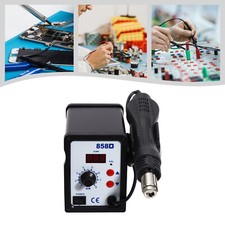 858D SMD Hot Air Rework Station Heißluft Schweißen Löten Solder Hot Air Gun NEW