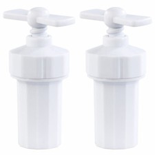 PEARL Knoblauchmühle: 2er-Set Knoblauchpresse- & Aufbewahrung mit Dosier-Spindel