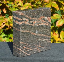 Sockel Granitsockel Vasensockel aus Granit Himalaya mit Bohrung