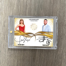 Taylor Swift x Travis Kelce Trading Card Fanart Dual Auto Autograph rare