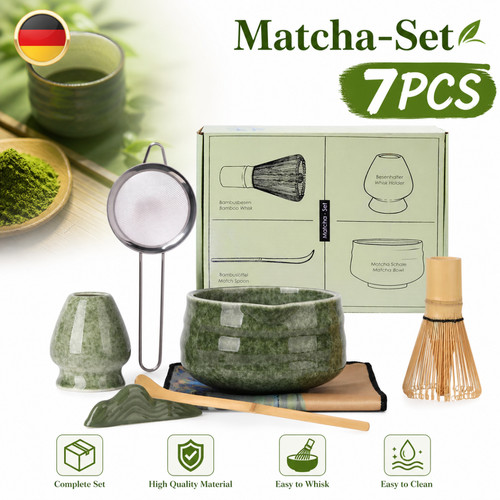 Handgefertigt matcha set - handgefertigt,