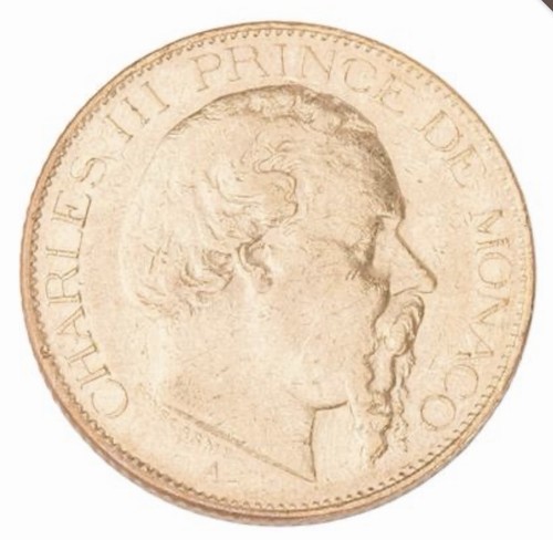 Francs goldmünze monaco - francs,