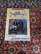 Genesis Tour Poster 1992 Hockenheim