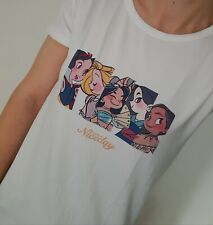 T-Shirt Shirt Oberteil Prinzessin Vogue Nice Day Weiß Uni XS-XL Print Shirt 