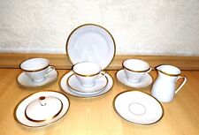Original Freiberger Porzellan / Kaffeegeschirr mit Goldrand 