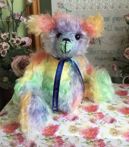 Handgefertigter teddybär mit - handgefertigter,