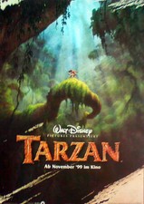 Tarzan - Walt Disney - Tony Goldwyn - Filmposter A3 29x42cm gerollt