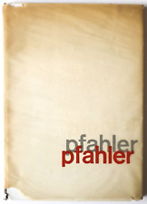 Georg Karl Pfahler Ausstellung Katalog Galerie Müller Stuttgart Memorabilia 1963