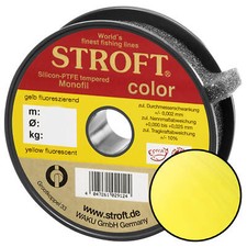STROFT Color Monofile Angelschnur Gelb Nylon 25m-5000m 0,13mm-0,5mm